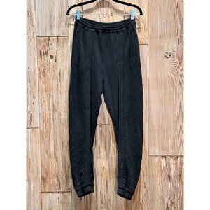 ROQUE ITALY WOMEN'S STYLISH JOGGERS / STITCHED TRIM SEAM / STREETSTYLE / 40 / BL